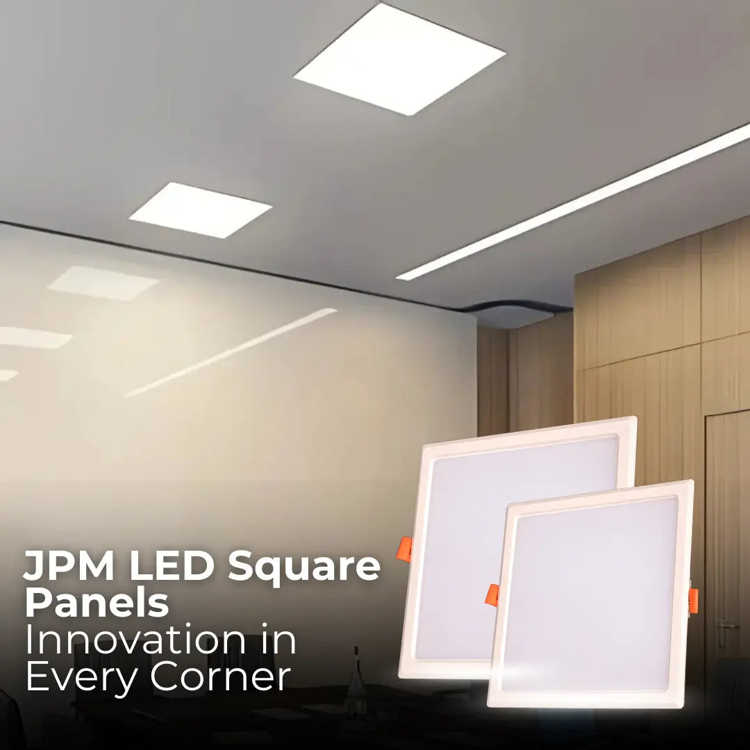 JPM Industries Square LED Panel – 8W to 20W | All Tones