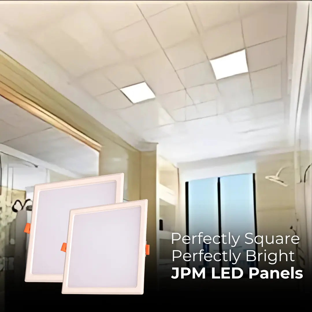 JPM Industries Square LED Panel – 8W to 20W | All Tones