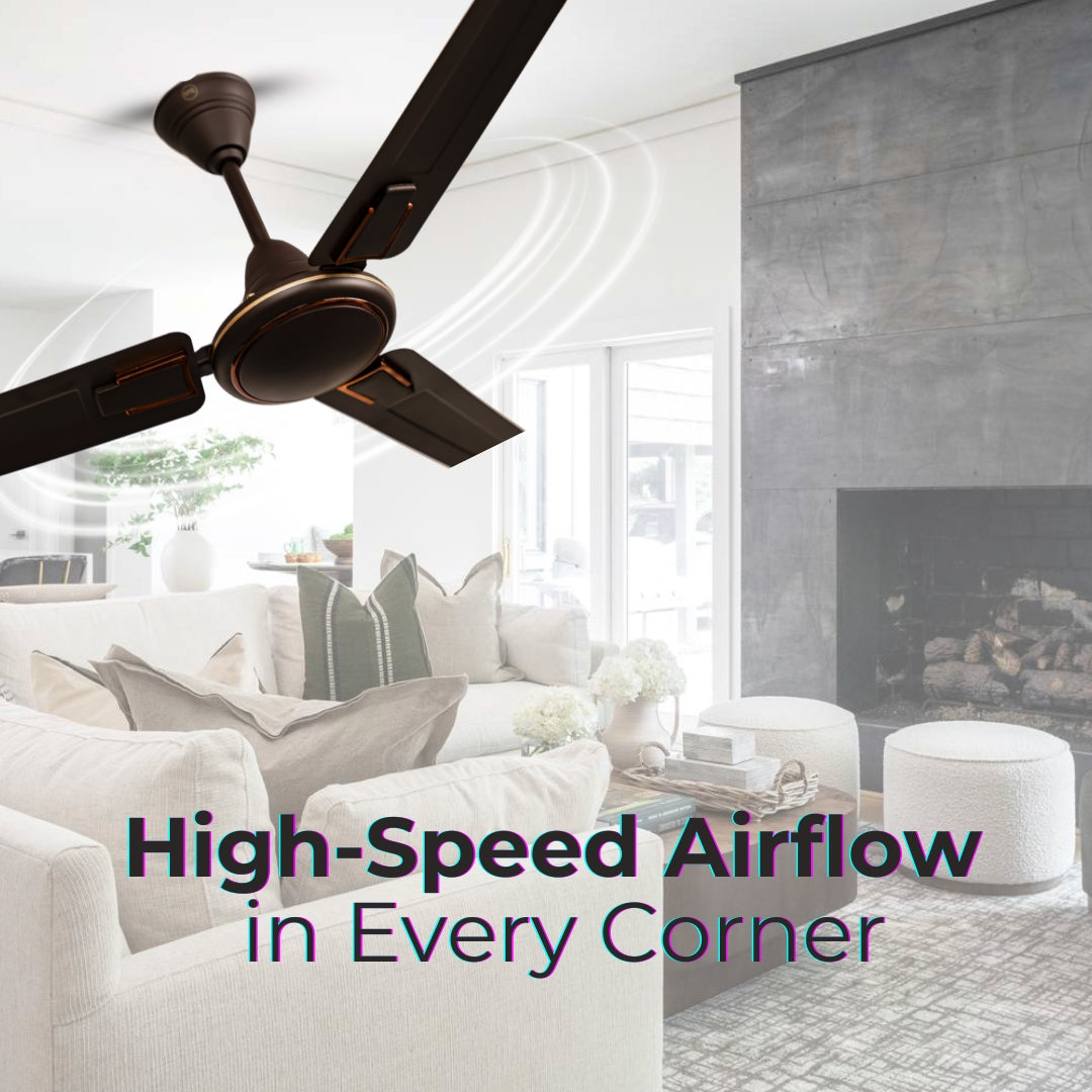 JPM Swank DLX Ceiling Fan || 51W || Keep you Cool in style