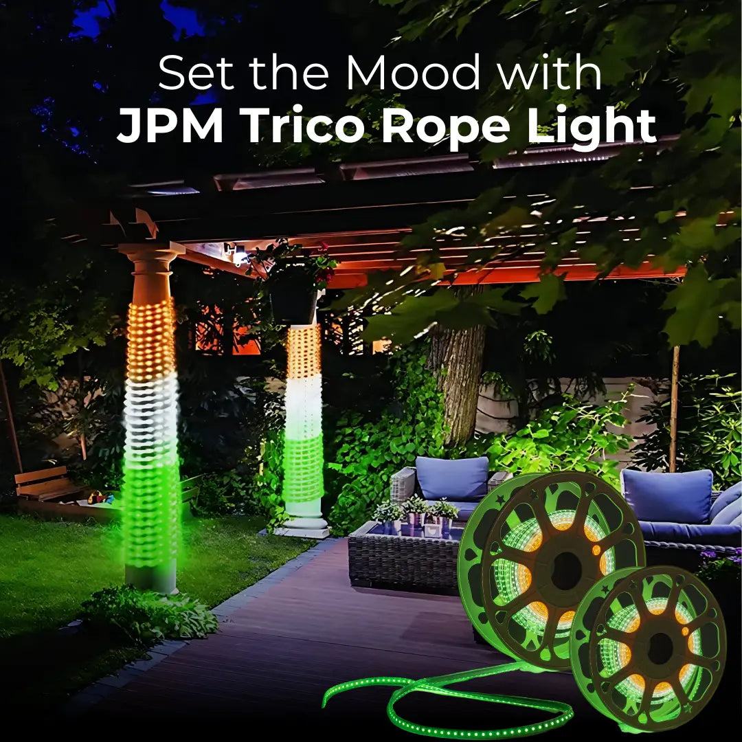 JPMI TriCo Rope LED Lights 18 m 115 W Flexible LED Lighting
