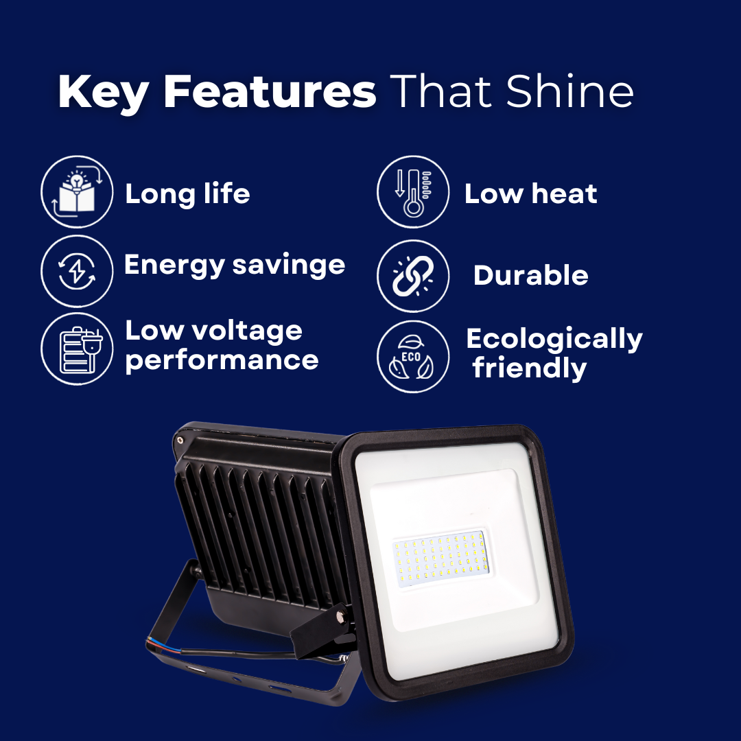 Flood Light High-Power LED |30w-100w || JPMI waterproof outdoor LED lights