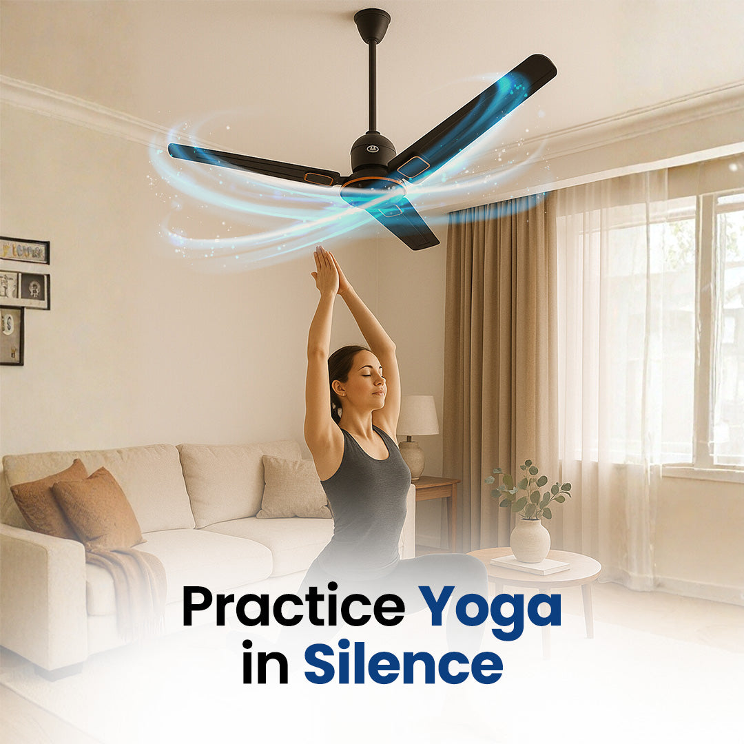 JPM Aerien DLX Ceiling Fan | 51W | Energy-Efficient Cooling