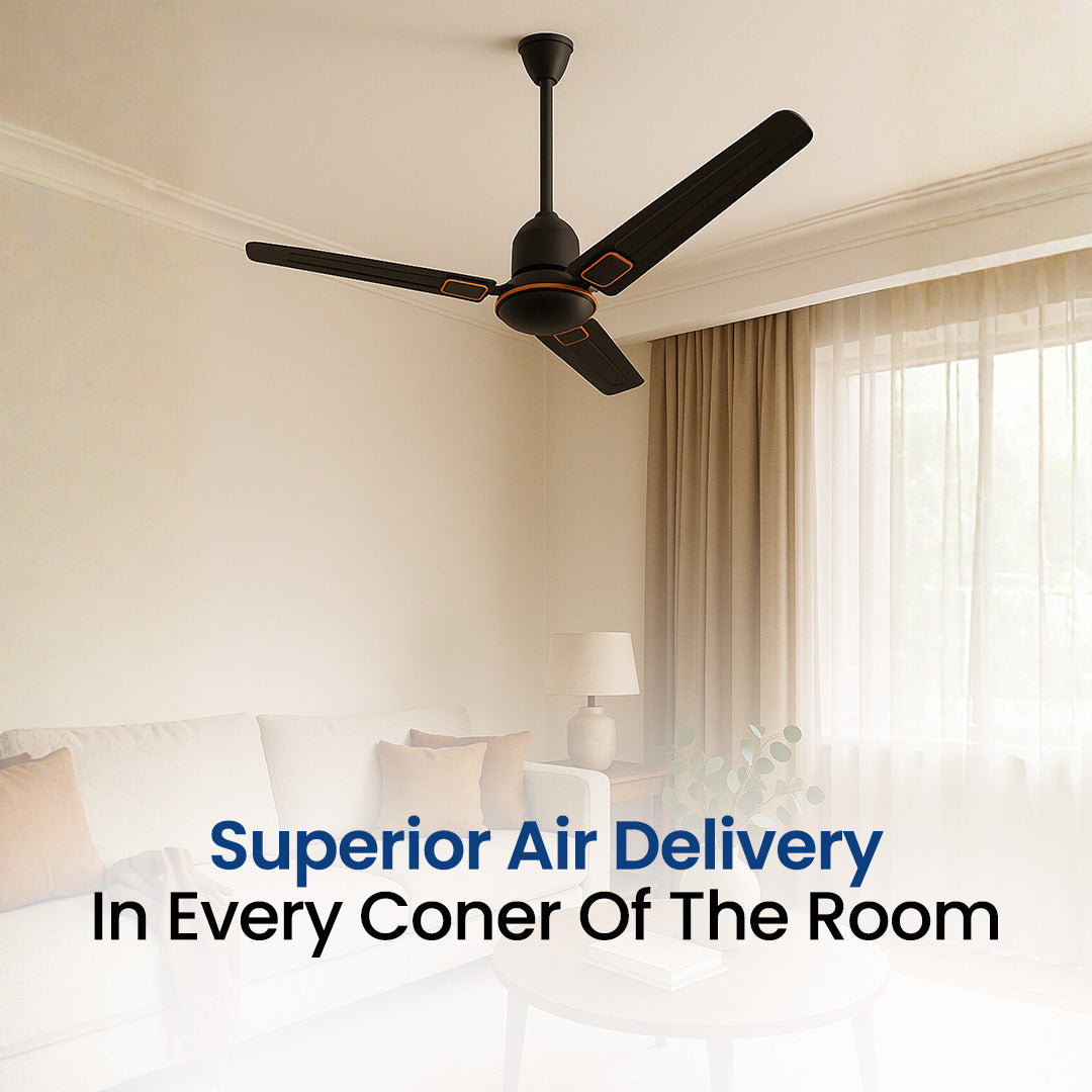 JPM Aerien DLX Ceiling Fan | 51W | Energy-Efficient Cooling