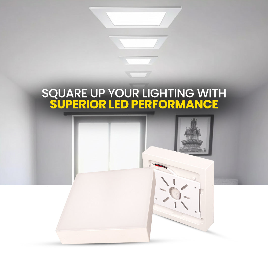 LED PC Rimless Panel Light – Slim 6W/12W/18W Options | JPMI