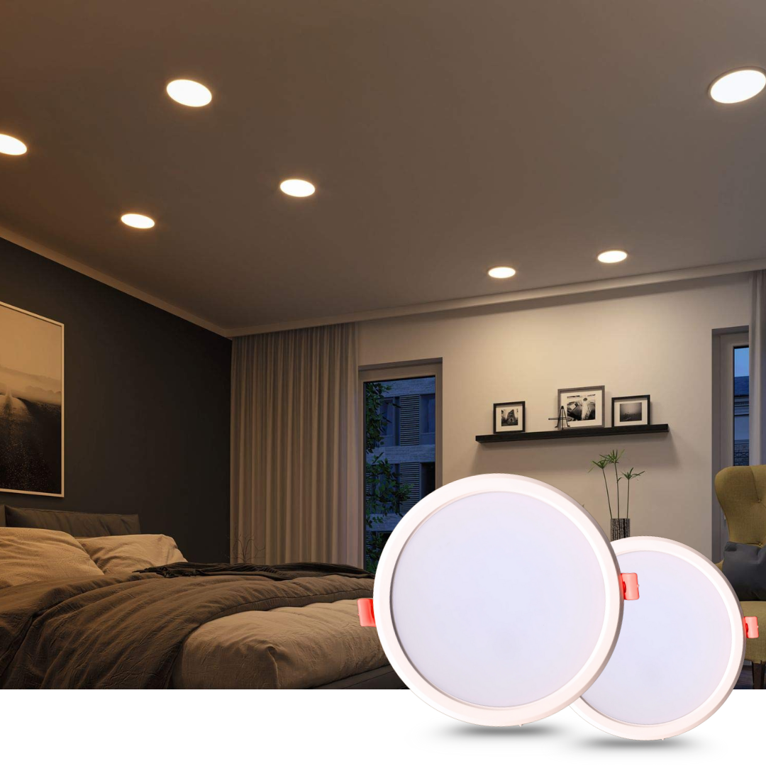 JPM Industries Round LED Panel lights – 8W to 20W | All Tones