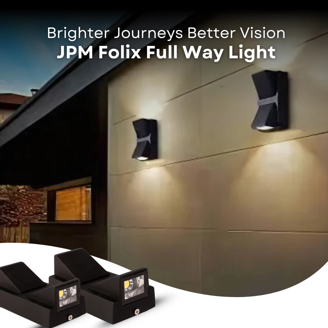 JPMI Folix Full‑Way Light – Stylish LED Wall Light | JPMI