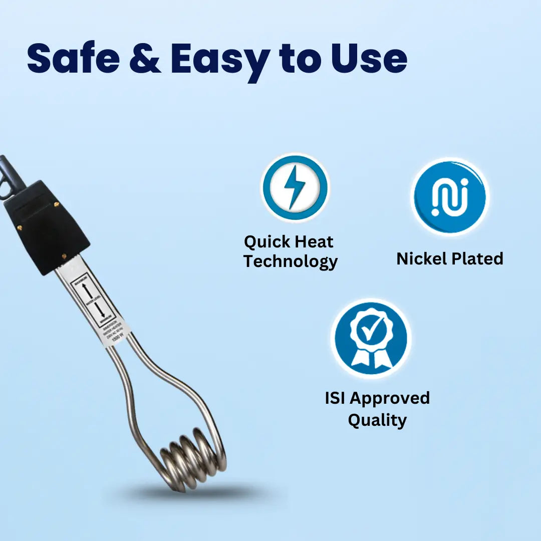 Electric Immersion Water Heater SS WP (1500W)