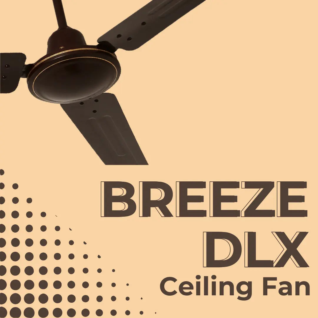 JPM Breeze DLX Ceiling Fan | 51W | High-Speed and Cool Breeze