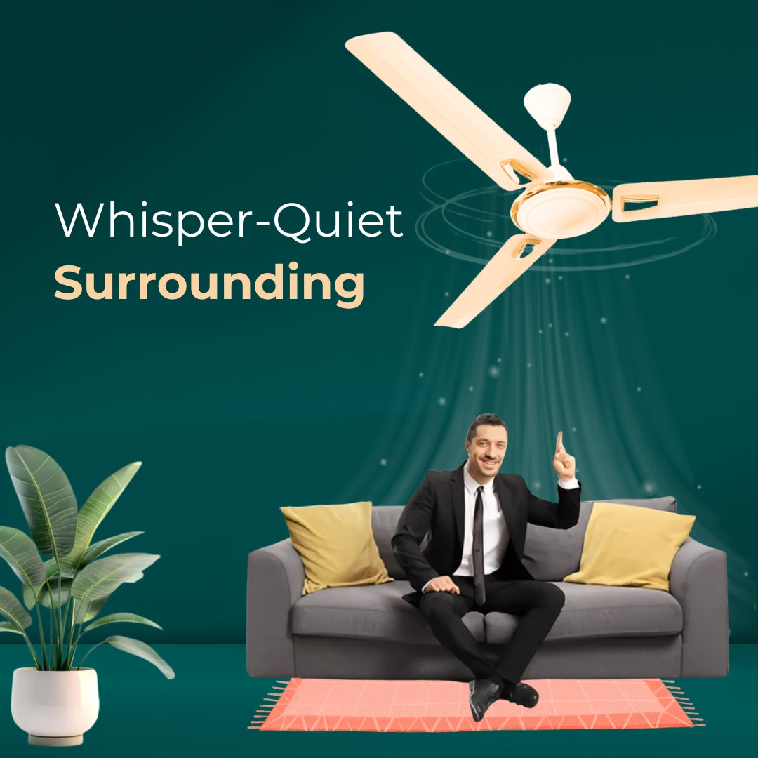 JPM Temps Premium Ceiling Fan | Cool in power | 230V AC/50Hz