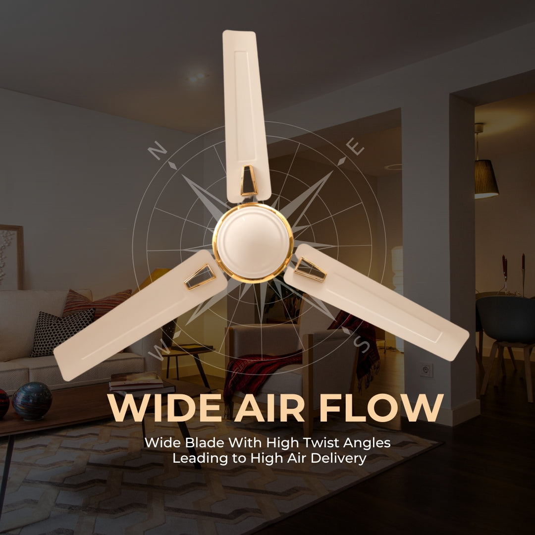 JPM Temps Premium Ceiling Fan | Cool in power | 230V AC/50Hz