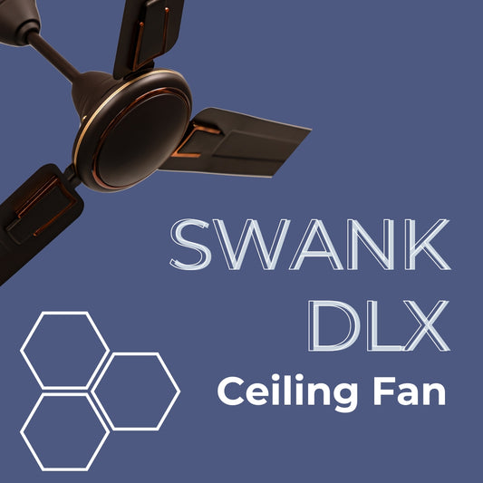 JPM Swank DLX Ceiling Fan || 51W || Keep you Cool in style