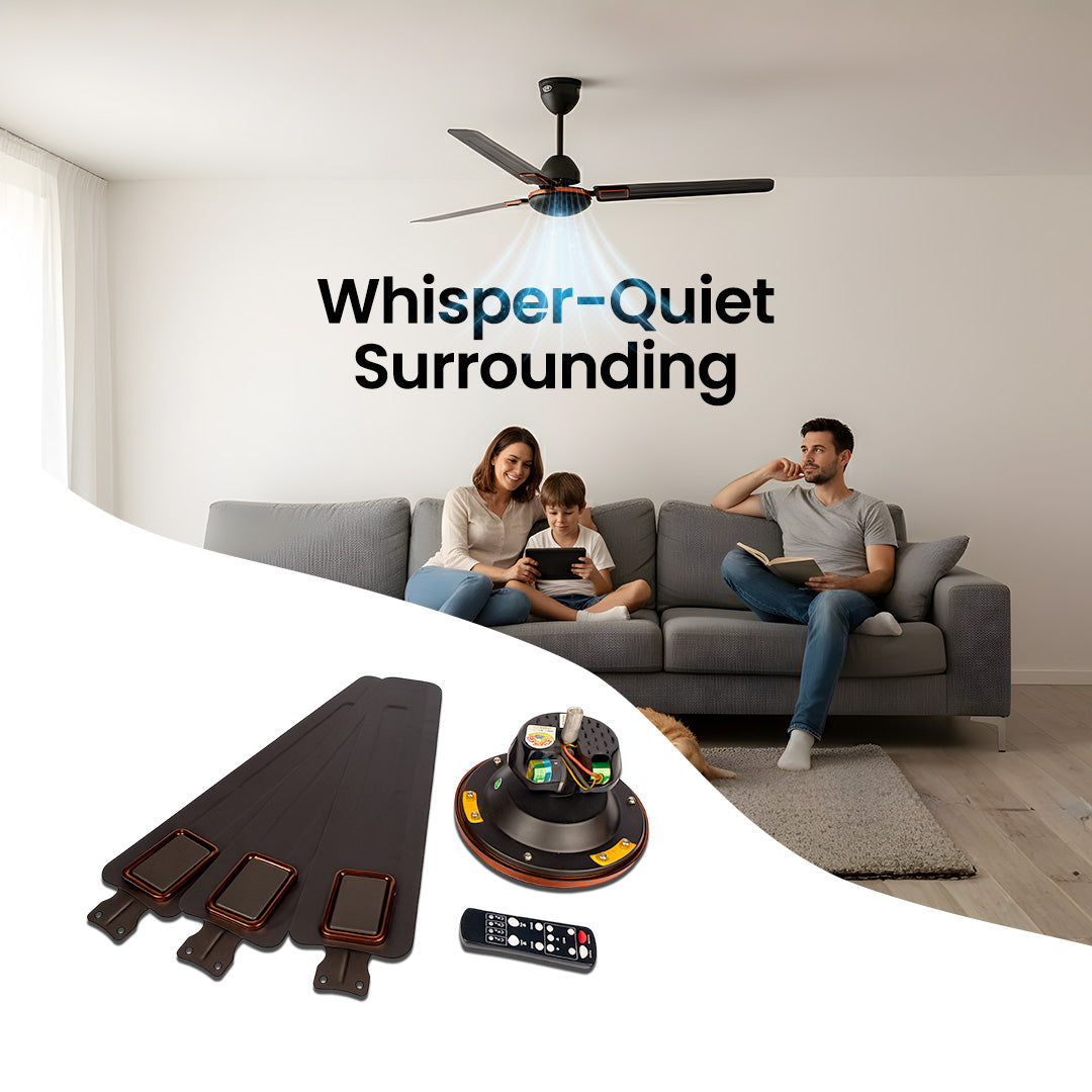 JPM Aerien DLX Ceiling Fan | 51W | Energy-Efficient Cooling