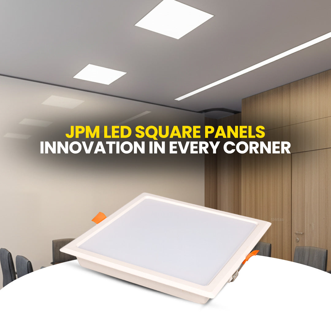 JPM Industries Square LED Panel – 8W to 20W | All Tones