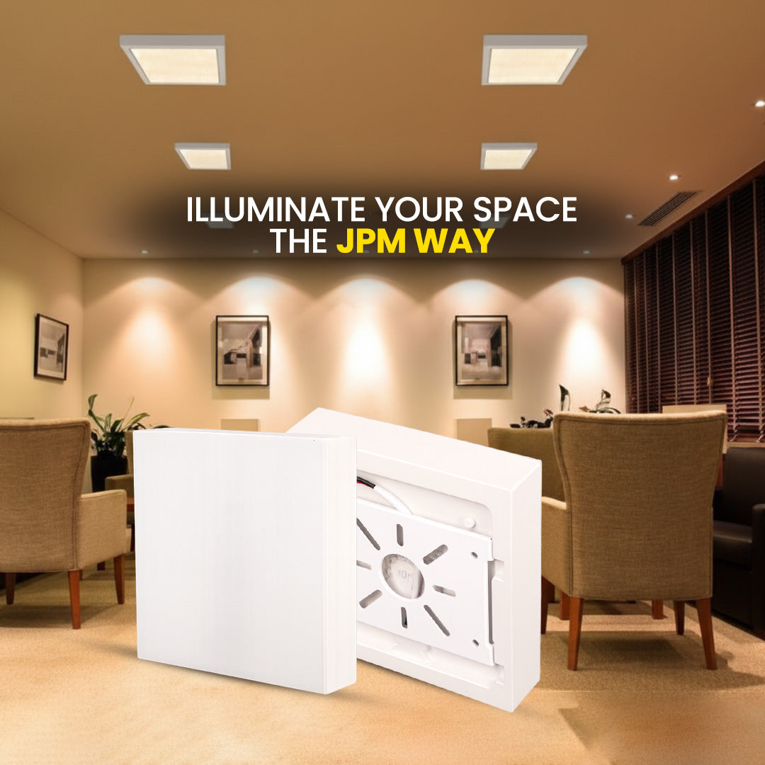 LED PC Rimless Panel Light – Slim 6W/12W/18W Options | JPMI