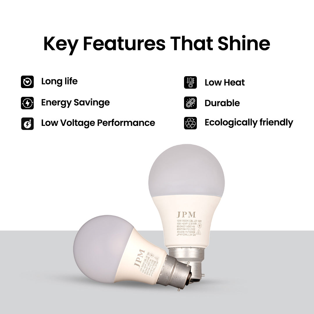 High-Efficiency LED bulb- JPM Industries | 900 Lumens, 90 Lm/W