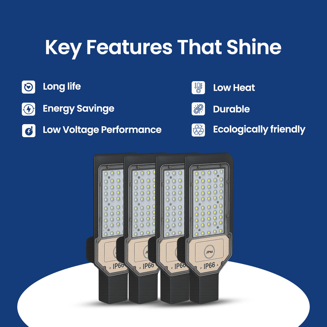 Luminous Led Street Light | 30W- 100W | JPM industries