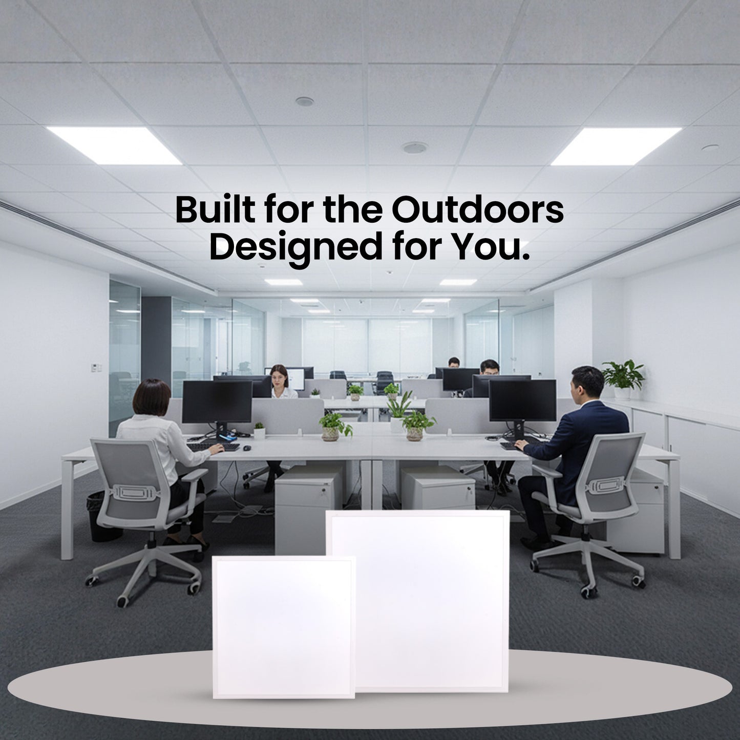 2 × 2 LED Panel Light 36W Slim | JPM Industries