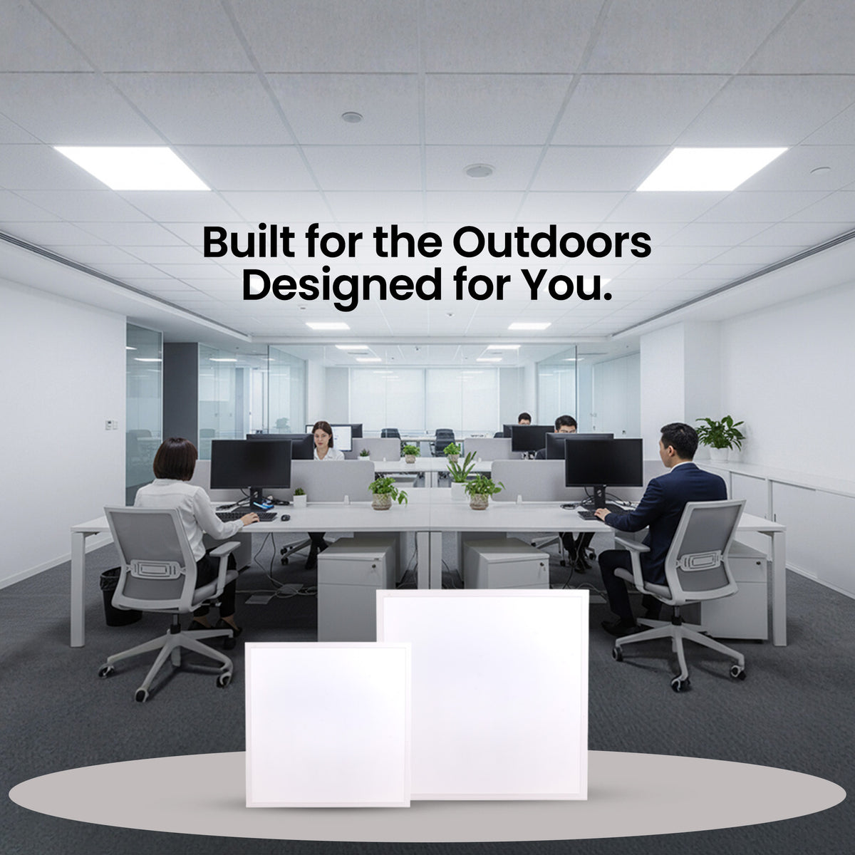 2 × 2 LED Panel Light 36W Slim | JPM Industries