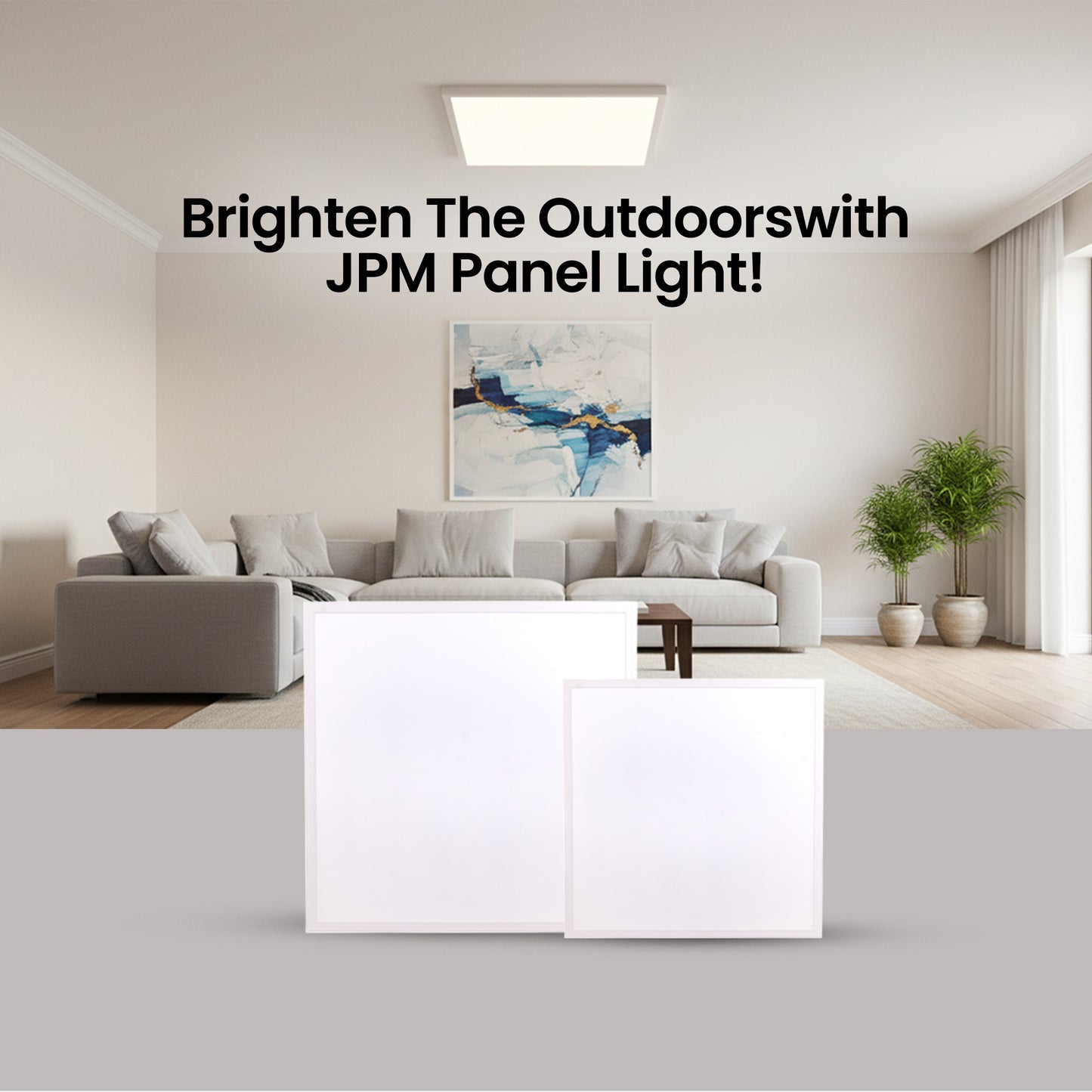 2 × 2 LED Panel Light 36W Slim | JPM Industries