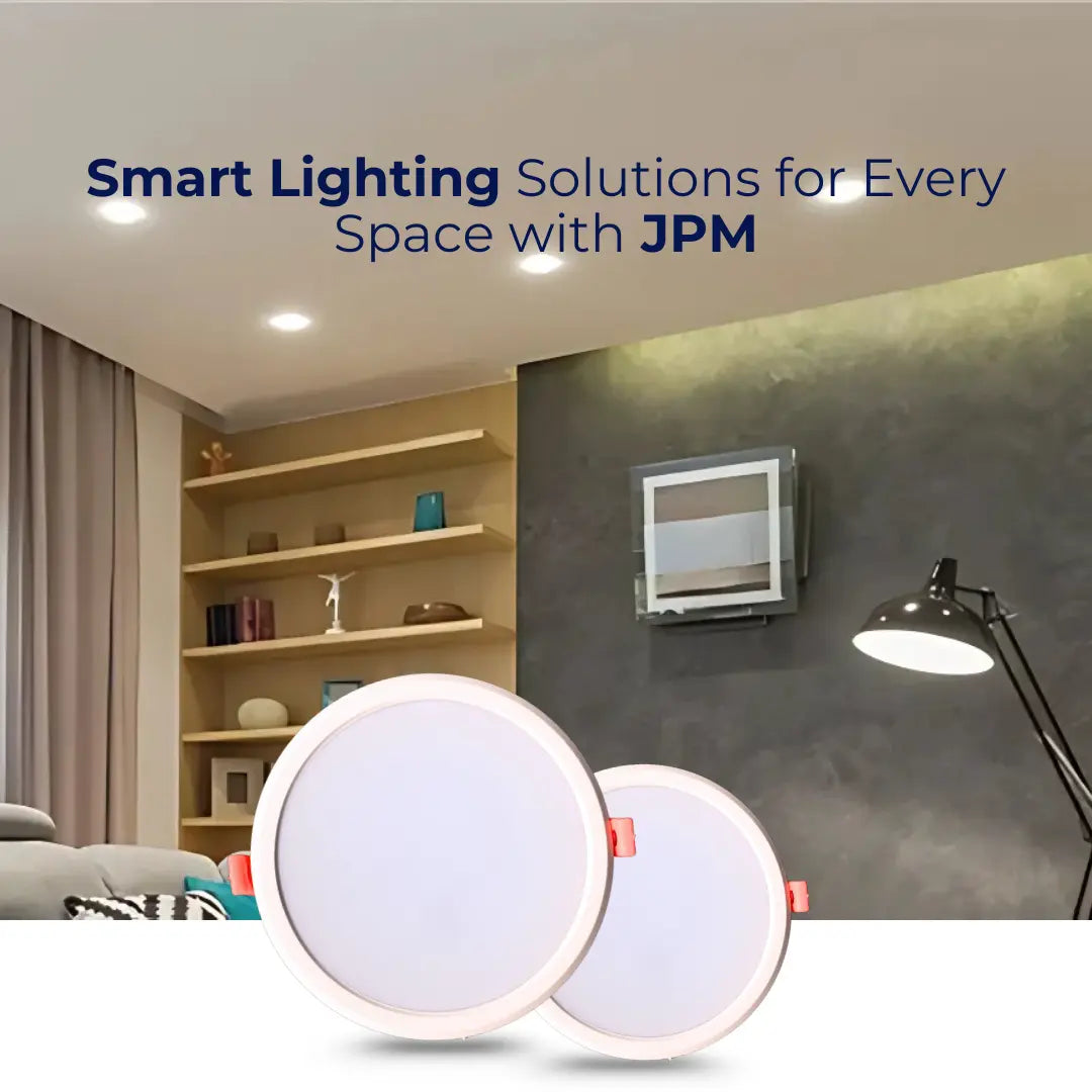 JPM Industries Round LED Panel lights – 8W to 20W | All Tones